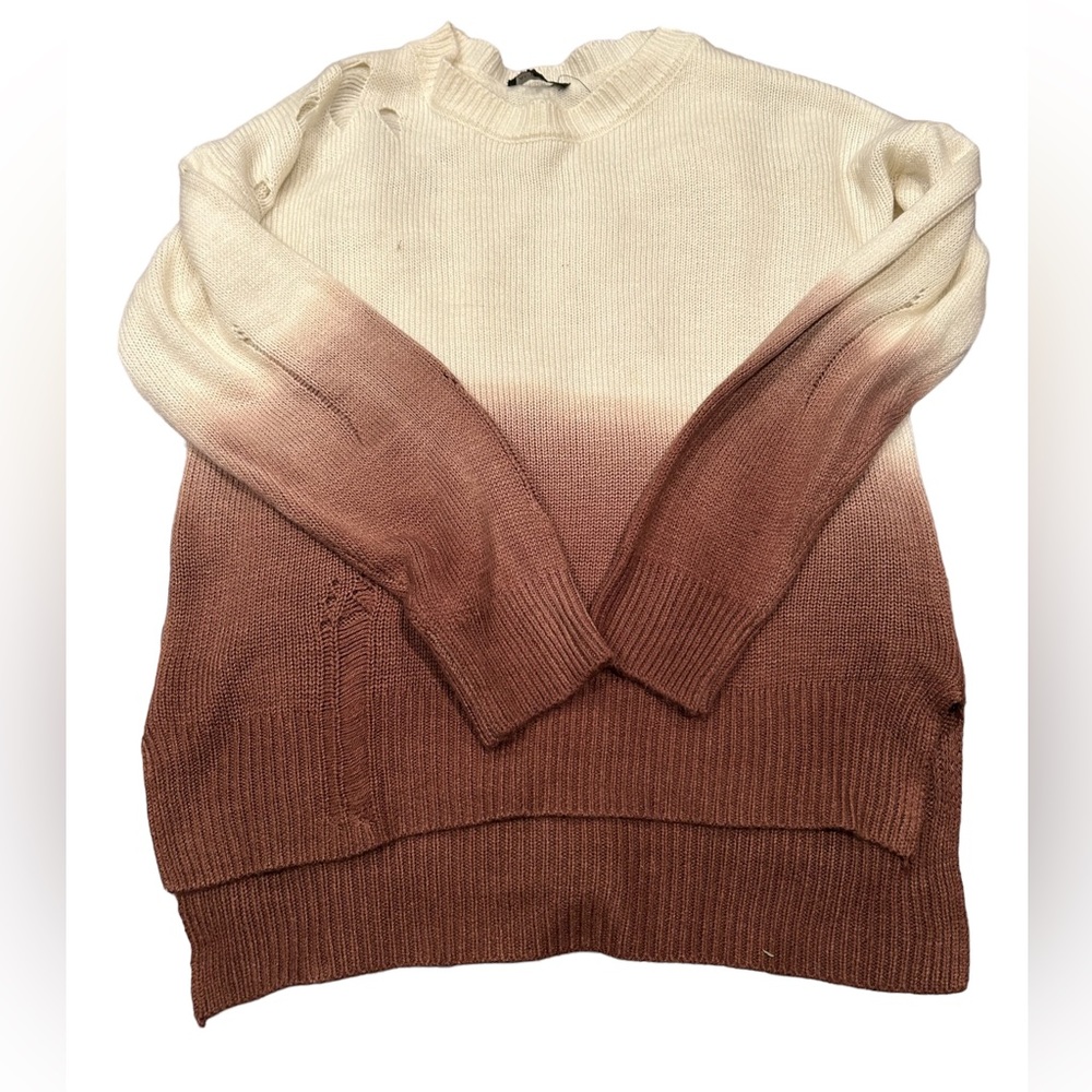 Super cute distressed sweater